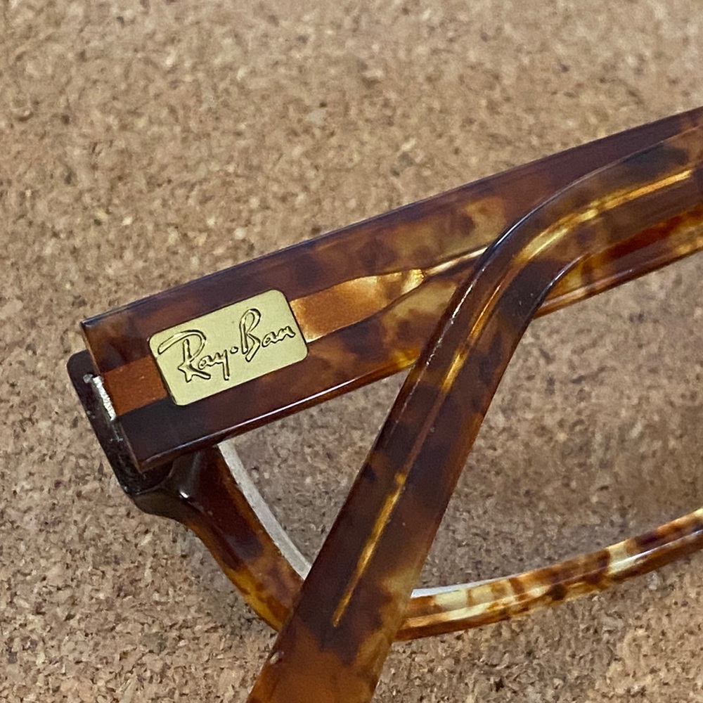 Ray-Ban Tortoiseshell Rectangular Glasses - Picture 3 of 12